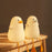 DASHING Cute Cartoon LED Night Light USB Rechargeable Phone Stand Table Lamp Home Decor - Yellow Mouth - 5