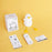 DASHING Cute Cartoon LED Night Light USB Rechargeable Phone Stand Table Lamp Home Decor - Yellow Mouth - 7