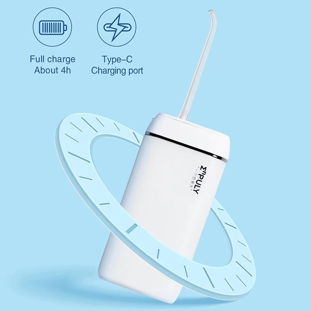 XIAOMI YOUPIN EPULY M6 PLUS Mini Electric Dental Teeth Washing Tool Fresh Breath Rechargeable Tooth Cleaner (Chinese Version) - White - 6