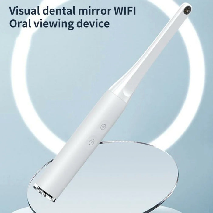 HD WiFi Dental Camera Intraoral Endoscope with LED Light Oral Care Cleaning Inspection Tool - White - 2