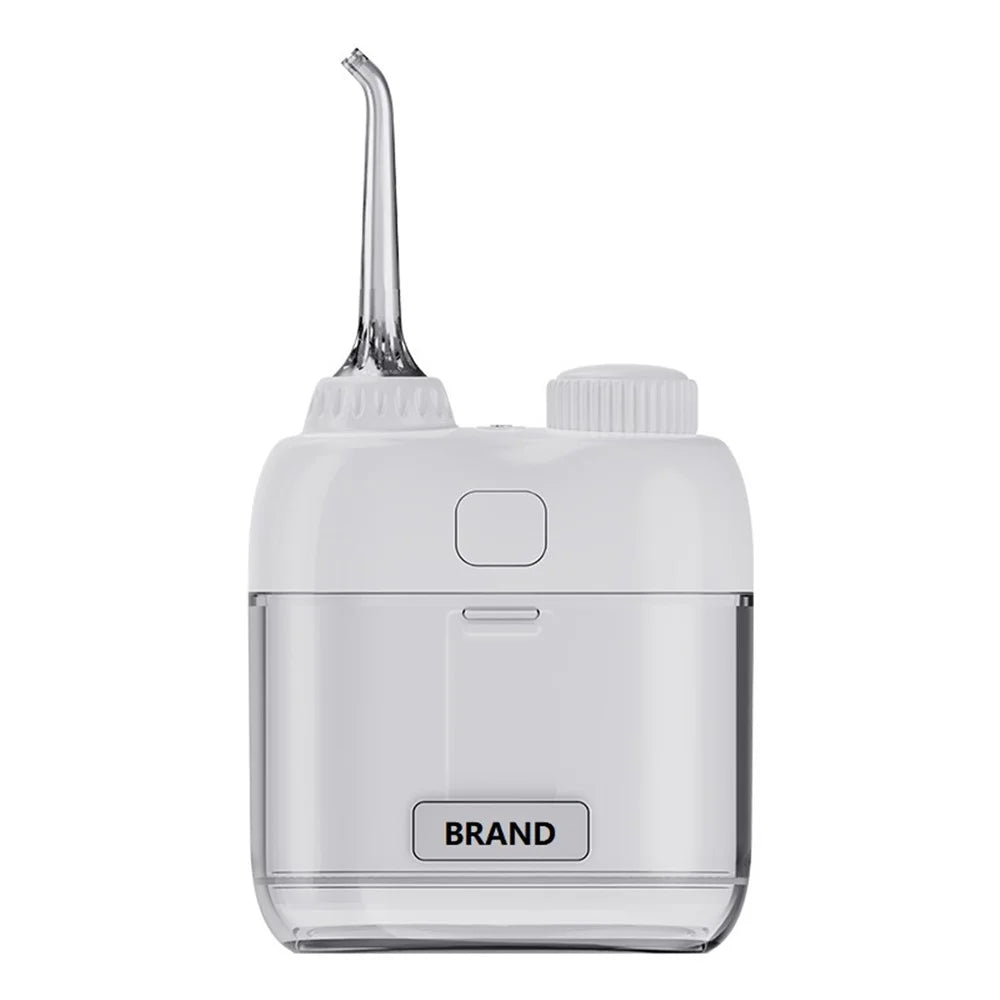 XY-12 Portable Mini Teeth Cleaner IPX7 Waterproof Oral Irrigator Electronic Dental Scaler with 2 Modes - White - 1