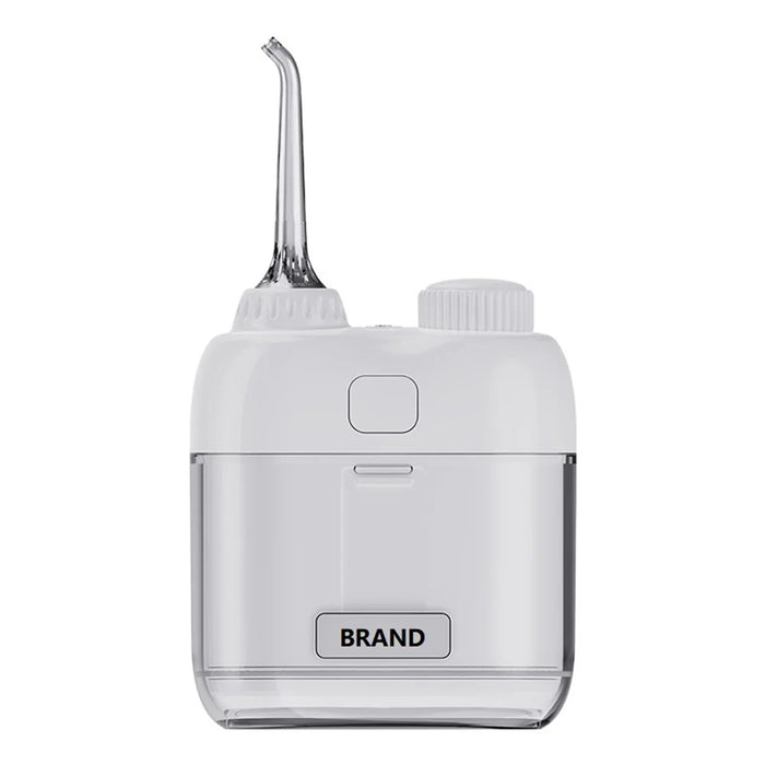 XY-12 Portable Mini Teeth Cleaner IPX7 Waterproof Oral Irrigator Electronic Dental Scaler with 2 Modes - White - 1