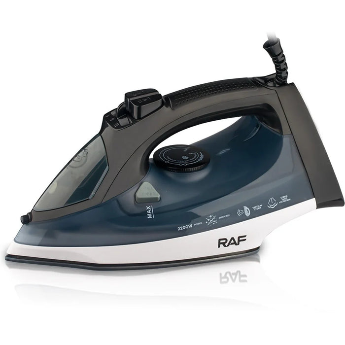 RAF R.1234 2200W High Power Ironing Machine Travel Garment Steamer with 3 Adjustable Temperatures, EU Plug - Blue - 1