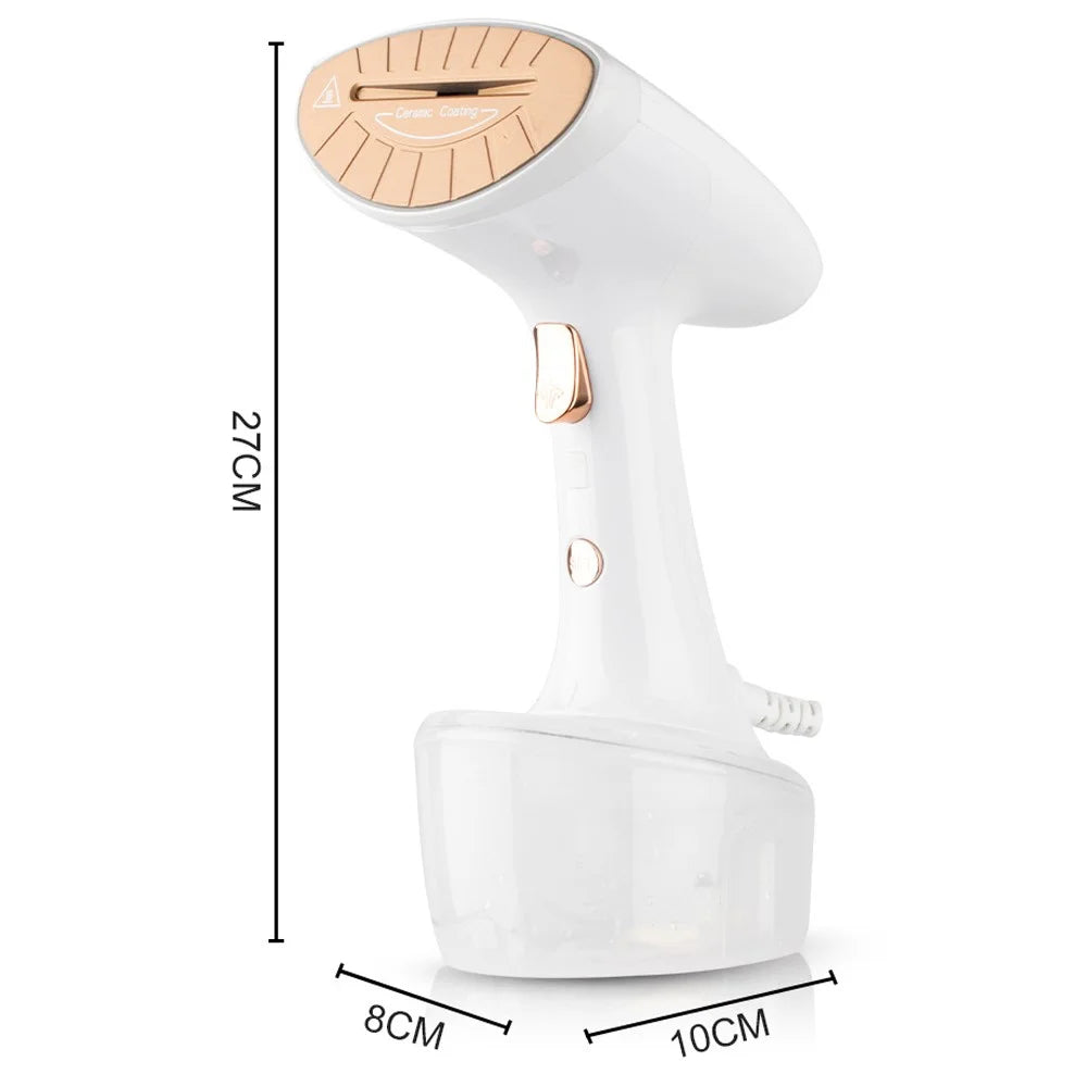 RAF R.1285 Clothes Steamer Dry Wet 1600W Handheld Garment Steamer  200ml Water Tank, EU Plug - White - 7