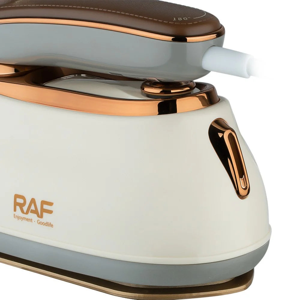 RAF R.1142 EU Plug Portable Clothes Steamer Handheld Garment Clothing Ironing Device Travel Steam Iron - White - 6