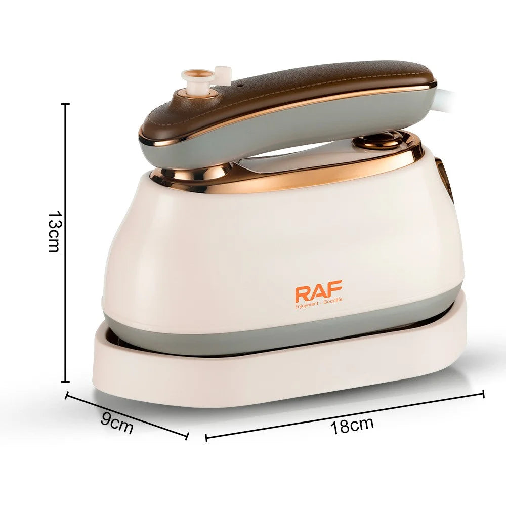 RAF R.1142 EU Plug Portable Clothes Steamer Handheld Garment Clothing Ironing Device Travel Steam Iron - White - 7