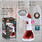 RAF R.1327 Hanging Clothes Ironing Machine Steamer Handheld Steam Iron (EU Plug) - Red - 2
