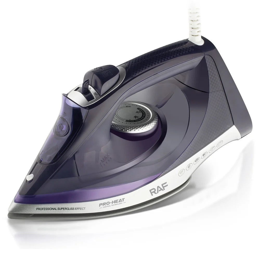 RAF R.1166 EU Plug Handheld Garment Steamer Ironing Machine Steam Iron with 3 Temperature Modes - Purple - 1