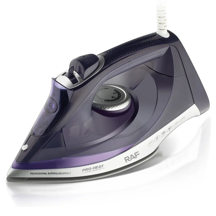 RAF R.1166 EU Plug Handheld Garment Steamer Ironing Machine Steam Iron with 3 Temperature Modes - Purple - 1