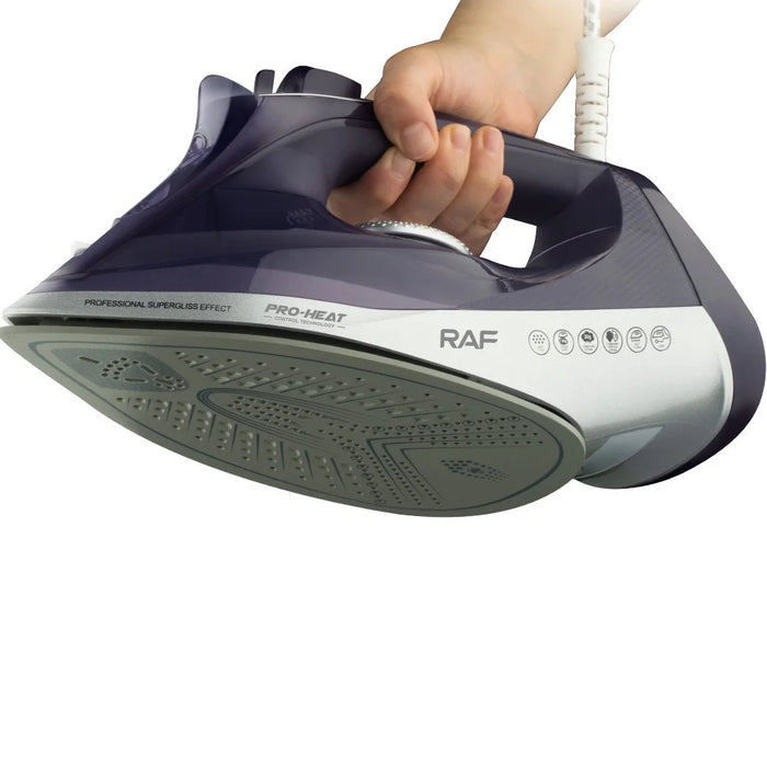 RAF R.1166 EU Plug Handheld Garment Steamer Ironing Machine Steam Iron with 3 Temperature Modes - Purple - 4
