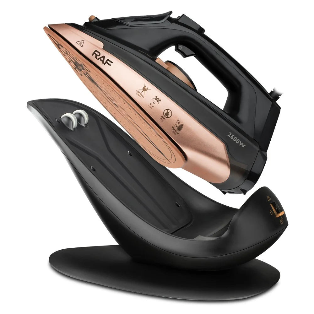 RAF R.1305 EU Plug Steamer Iron Handheld Garment Steam Ironing Machine with 3 Temperature Modes - 1