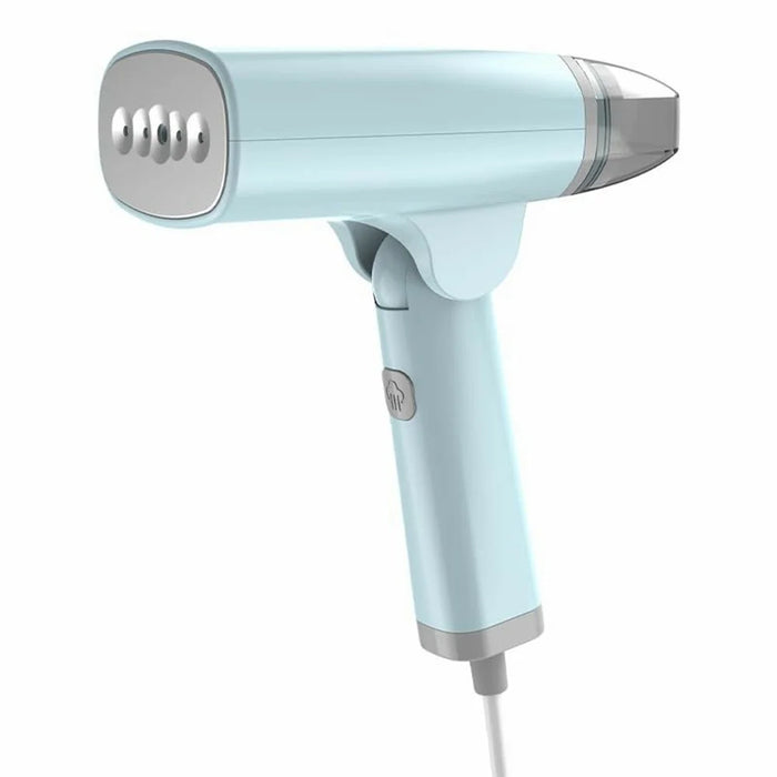 Handheld Garment Steamer 1300W Foldable Steam Iron 5-Hole Anti-Scald Panel Portable for Home Travel - Blue - 1