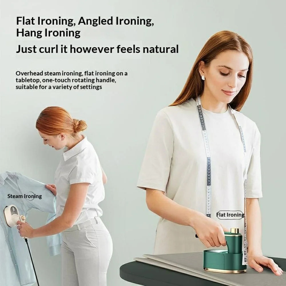 YD023-1 220V 40W Handheld Garment Steamer 30s Fast Heat Foldable Steam Iron for Home and Travel - White - 5
