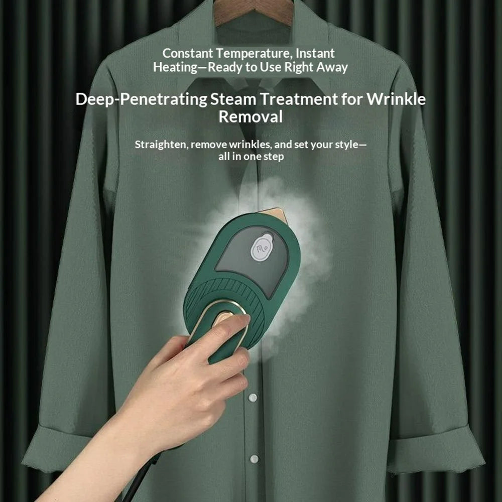 YD023-1 220V 40W Handheld Garment Steamer 30s Fast Heat Foldable Steam Iron for Home and Travel - White - 7