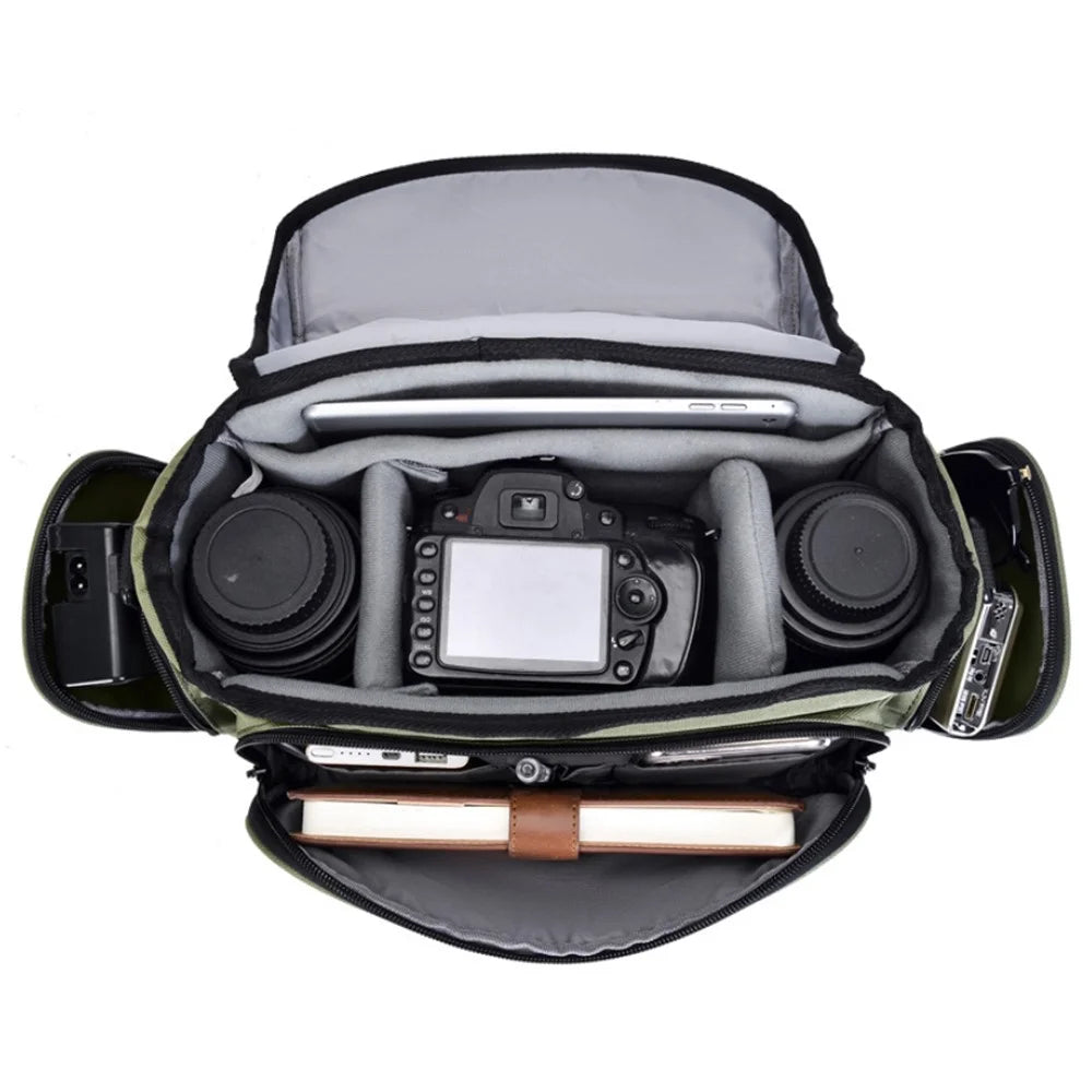 CADEN Large Capacity Waterproof Multi-function D13 Micro SLR Camera Bag - 5