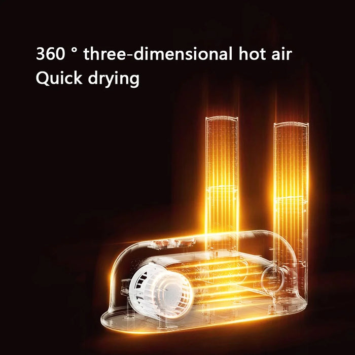 WT-HX1 Electric Shoes Dryer Home Dormitory Shoes Deodorizing Sterilizing Timing Dryer - Apricot / US Plug - 6