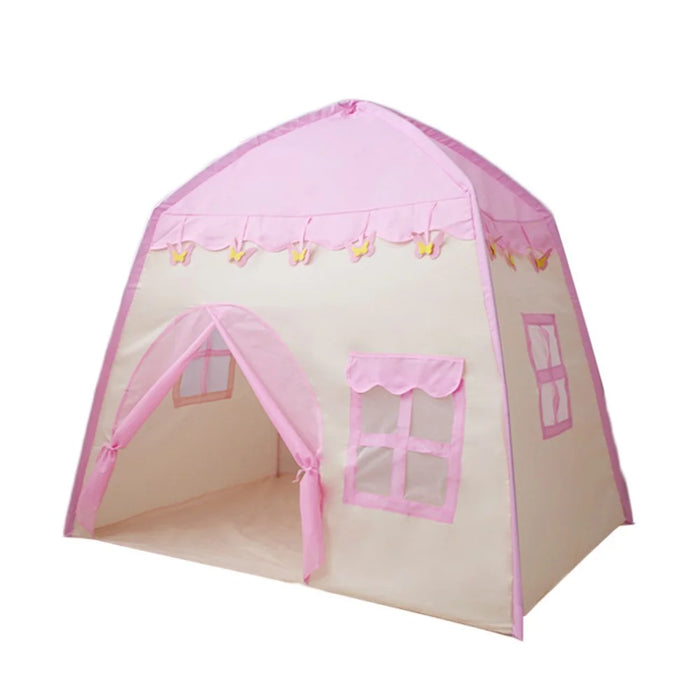 TG-CT002 Children Play Tent Princess House Castle Kids Play Game House Room Decoration - Pink / Butterfly - 1