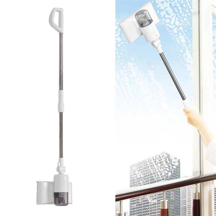 Window Vacuum Cleaner Rechargeable Household Electric Cleaning Machine with Telescopic Handle - 2