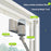 Window Vacuum Cleaner Rechargeable Household Electric Cleaning Machine with Telescopic Handle - 4
