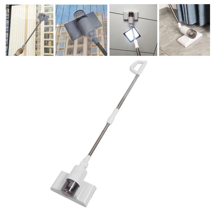 Window Vacuum Cleaner Rechargeable Household Electric Cleaning Machine with Telescopic Handle - 7