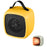 Mini Desktop Heater 2 Gears Adjustable Portable 500W Electric Space Heater for Home Office, EU Plug - Yellow - 1