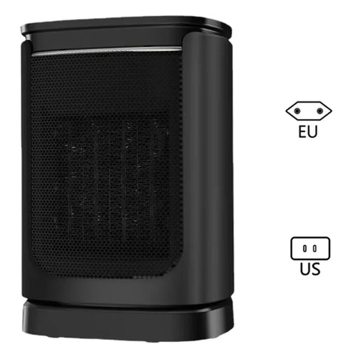 BG-EH10 Portable Ceramic Heater Fan Hot and Cold Dual Use Electric Space Heater with Remote Control - US Plug - 2