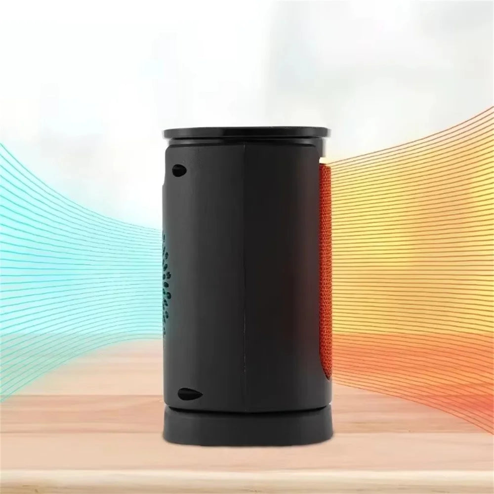 BG-EH10 Portable Ceramic Heater Fan Hot and Cold Dual Use Electric Space Heater with Remote Control - US Plug - 3