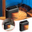 Mini Wall Mounted Space Heater Multifunctional Touch Control Timer Fan Heater for Indoor - US Plug - 4