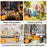 220V Touch Screen Remote Control Heater Desktop Electric Heater Portable Space Heater Fan for Home  /  Office, EU Plug - Silver - 4