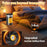 220V Touch Screen Remote Control Heater Desktop Electric Heater Portable Space Heater Fan for Home  /  Office, EU Plug - Silver - 7