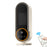 E68S 1200W PTC Ceramic Desktop Fan Heater with Remote Control Timer for Home Office - Creamy White / EU Plug - 1