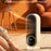 E68S 1200W PTC Ceramic Desktop Fan Heater with Remote Control Timer for Home Office - Creamy White / EU Plug - 3