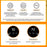 E68S 1200W PTC Ceramic Desktop Fan Heater with Remote Control Timer for Home Office - Creamy White / EU Plug - 6
