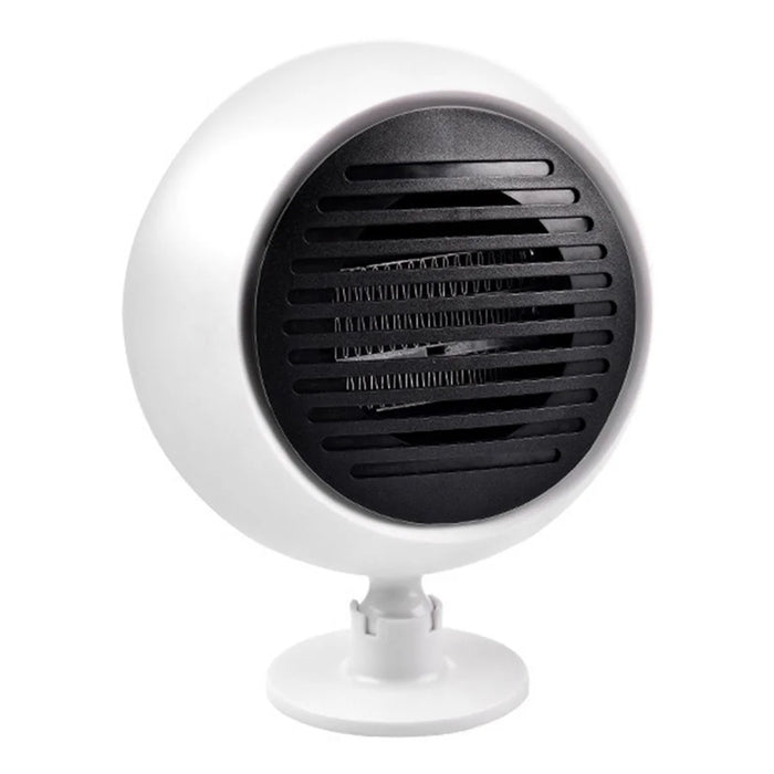 F-138 Creative Planet Design 24V Car Truck Heating Fan Vehicle Windshield Defrosting Defogging Heater - White - 1