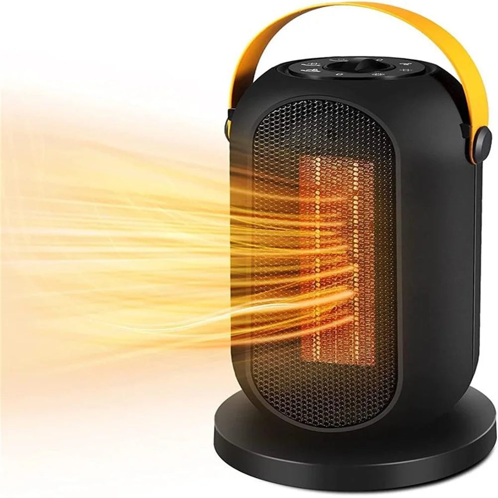 1200W Electric Space Heater 3 Modes Quiet Heating PTC Heater Fast Heating Up Overheating Protection Fan - US Plug - 1