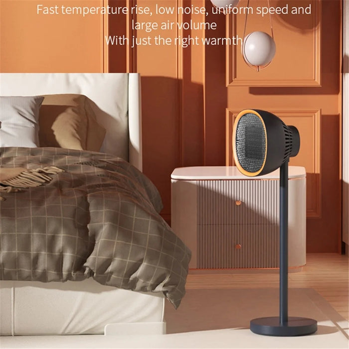 YND-2000 Home PTC Electric Heater Winter Cold / Warm Wind Shaking Head Heating Fan Air Warmer - EU Plug - 5