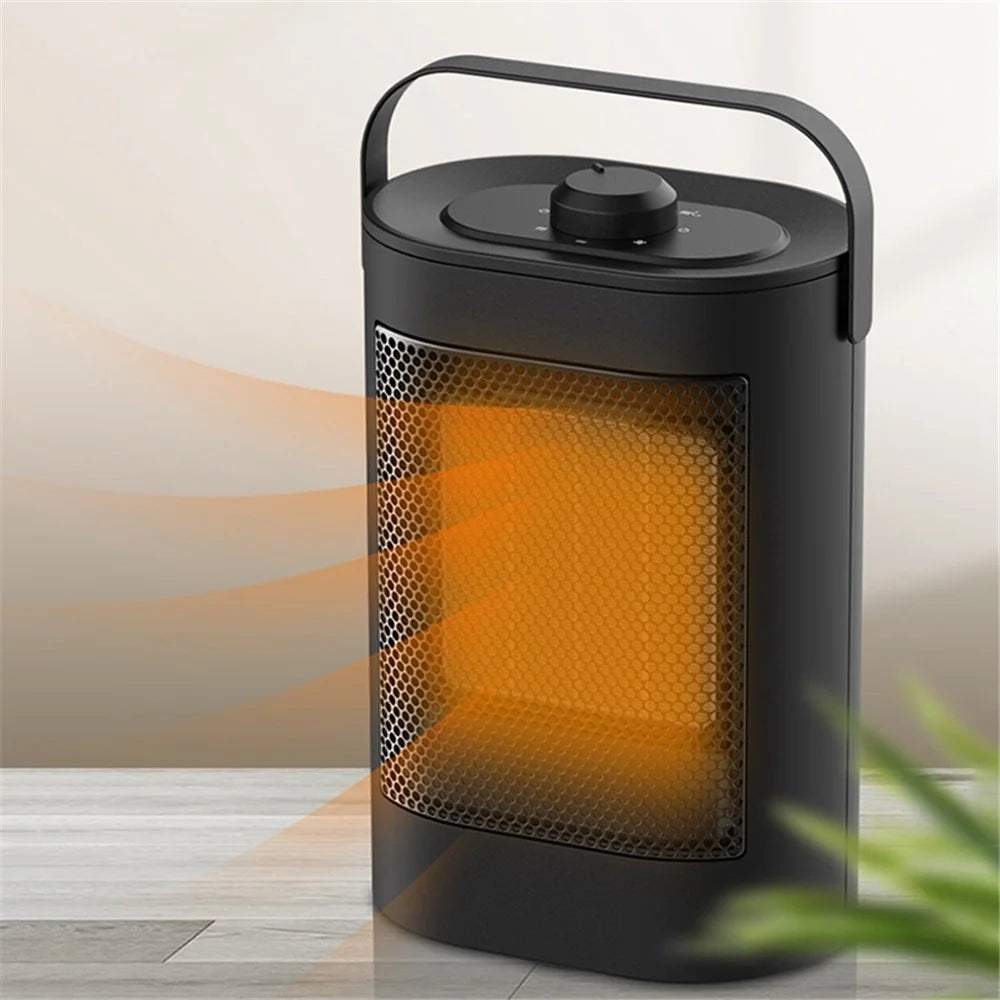 YND-900D Home PTC Electric Heater Air Warmer Winter Desktop Quiet Warm Wind Heating Fan - EU Plug - 5