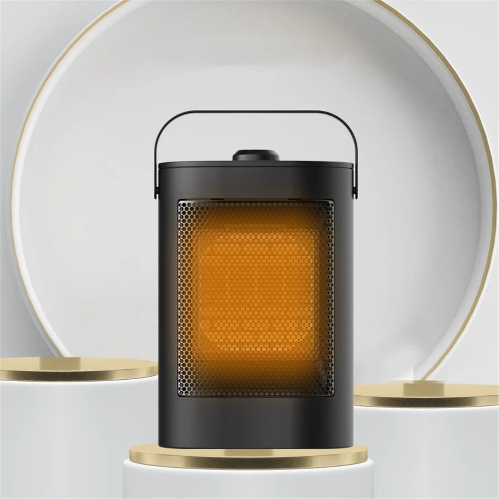 YND-900D Home PTC Electric Heater Air Warmer Winter Desktop Quiet Warm Wind Heating Fan - EU Plug - 6
