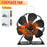 6 Blade Mini Fireplace Heat Powered Stove Fan Log Wood Burner Silent Home Fireplace Fan Efficient Heat Distribution - 3