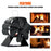 6 Blade Mini Fireplace Heat Powered Stove Fan Log Wood Burner Silent Home Fireplace Fan Efficient Heat Distribution - 4