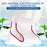 Heated Plug Type Electric Warm Foot Warmer Washable Heats Control Settings Warmer Cushion Thermal Foot Warmer for Family Friends - US Plug - 5