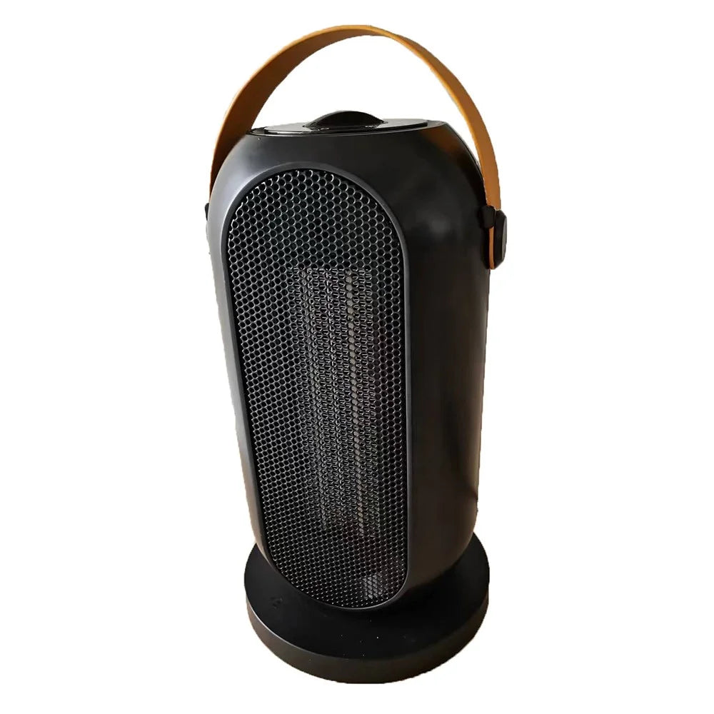 PTC-1500Q1 1200W Household Vertical Electric Heater PTC Ceramic Heater Desktop 90-Degree Rotating Warmer with PU Handle for Home Office - EU Plug - 2