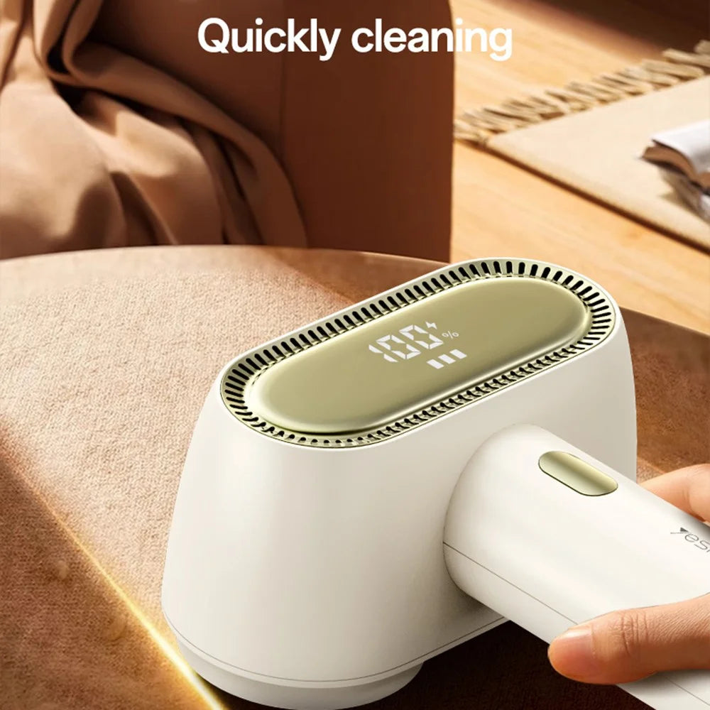 YESIDO EC20 Dual Head Fabric Shaver with LED Display 12 Blades Lint Remover Electric Pilling Machine - 5