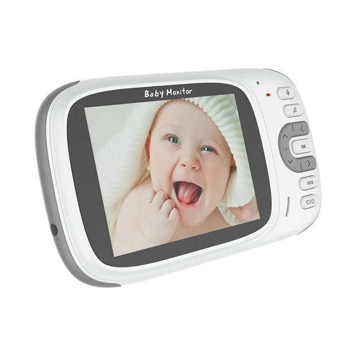 VB609 3.2 inch LCD Video Baby Monitor 2 Way Voice Talk Temperature Monitoring Night Vision Baby Security Camera - UK Plug - 2
