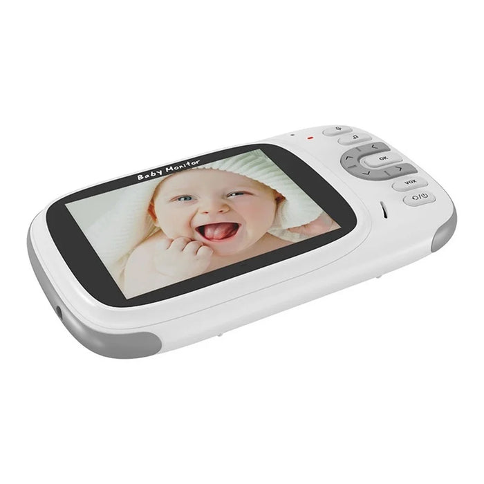 VB609 3.2 inch LCD Video Baby Monitor 2 Way Voice Talk Temperature Monitoring Night Vision Baby Security Camera - UK Plug - 3