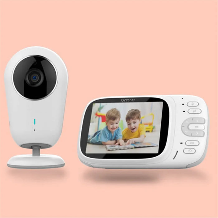VB609 3.2 inch LCD Video Baby Monitor 2 Way Voice Talk Temperature Monitoring Night Vision Baby Security Camera - UK Plug - 6
