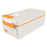 Large Capacity Electric Heated Lunch Box 304 Stainless Steel Inner for Office Workers / Students 1L Food Warmer / Heater - Yellow - 1