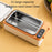 Large Capacity Electric Heated Lunch Box 304 Stainless Steel Inner for Office Workers / Students 1L Food Warmer / Heater - Yellow - 4