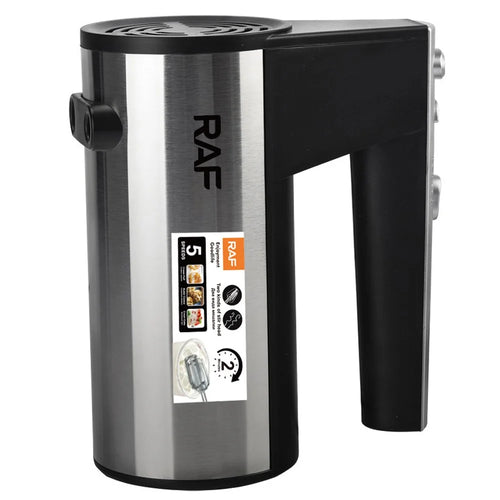 RAF R.6629 450W Egg Beater 5 Speed Handheld Electric Mixer with Storage Base, EU Plug (BPA Free, No FDA) - 1