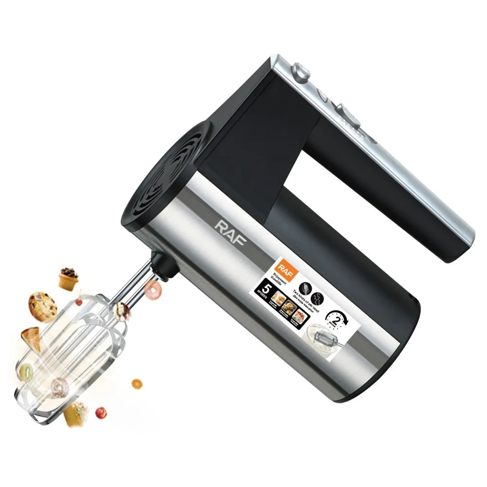 RAF R.6629 450W Egg Beater 5 Speed Handheld Electric Mixer with Storage Base, EU Plug (BPA Free, No FDA) - 3